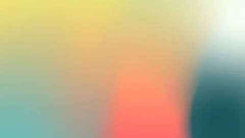 Seamless loop background with pastel gradient in yellow, coral, and teal. 4K. Stock Footage 300840355