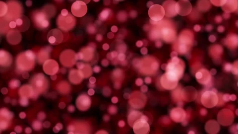 Seamless loop background with pink bokeh pattern made of bright round shapes Stock Footage 280028540