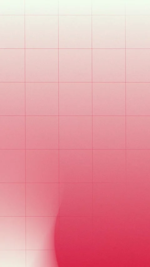 Seamless loop background with a red gradient grid pattern and circular fade. 4K. Vidéo 309856095