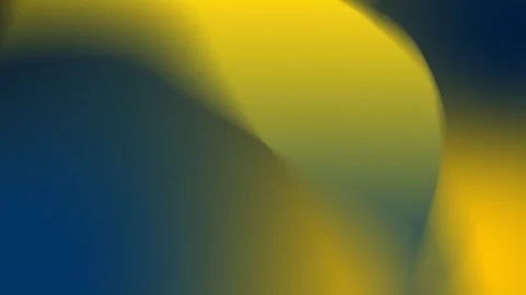 Seamless loop background with smooth gradient of blue and yellow hues. 4K. Stock Footage 300840185