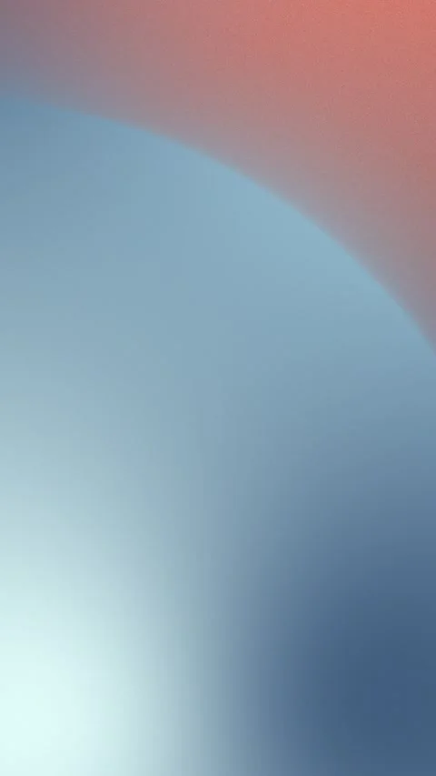 Seamless loop background with smooth gradient of soft blue and muted red hues, Stock Footage 309956585