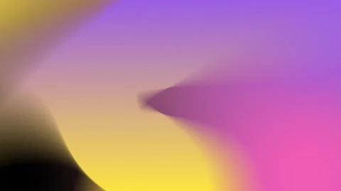 Seamless loop background with smooth gradients of yellow, purple, and pink. 4K. Stock Footage 309058948