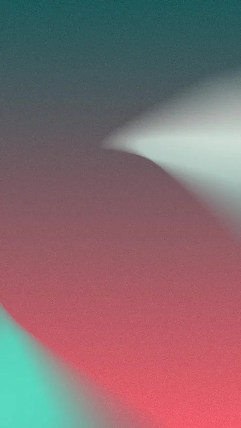 Seamless loop background with smooth gradients of teal, red, and white. 4K. Stockbeeldmateriaal 309701291