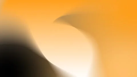 Seamless loop background with smooth orange and black gradient shapes in 4K. Stock Footage 309701422