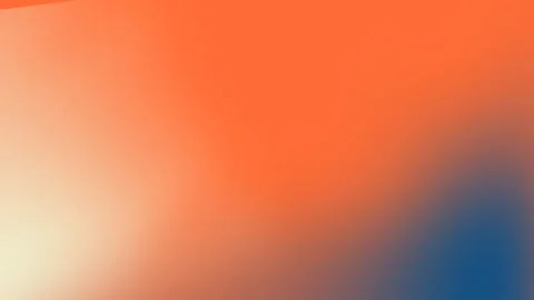 Seamless loop background with smooth orange and blue gradient. 4K vibrant blend Stockbeeldmateriaal 309955898