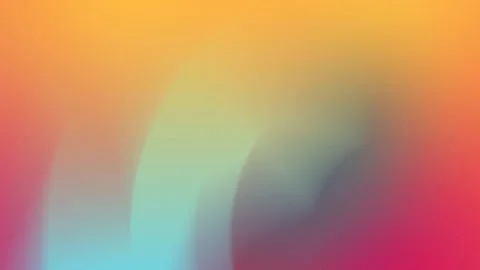 Seamless loop background with smooth transitions in warm orange, teal, and pink Vidéo 309058826