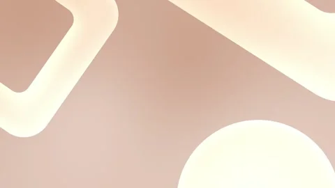 Seamless loop background with soft beige tones, abstract shapes, and smooth Stock Footage 305344716