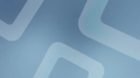Seamless loop background with soft blue abstract geometric shapes. 4K. Stockbeeldmateriaal 309856035