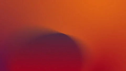 Seamless loop background with a soft blurred circle in blue and red on an orange Stock Footage 299447958