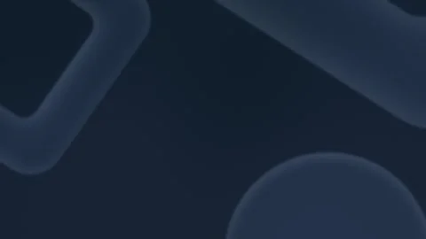 Seamless loop background with soft, blurred geometric shapes in dark blue-grey Stockbeeldmateriaal 309701100