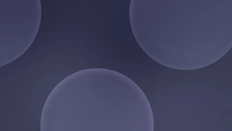 Seamless loop background with soft, dark purple spheres. Minimalist 4K abstract Stock Footage 305344783