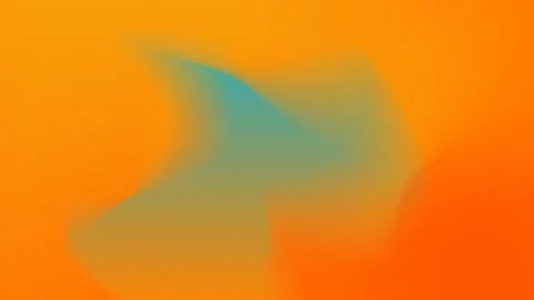 Seamless loop background with a soft gradient. Orange and teal hues blend Stockbeeldmateriaal 309855564