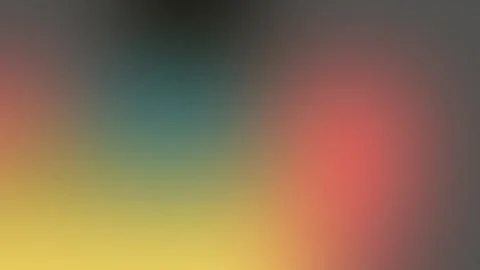 Seamless loop background with a soft gradient of yellow, red, and teal hues. Stock Footage 309955581