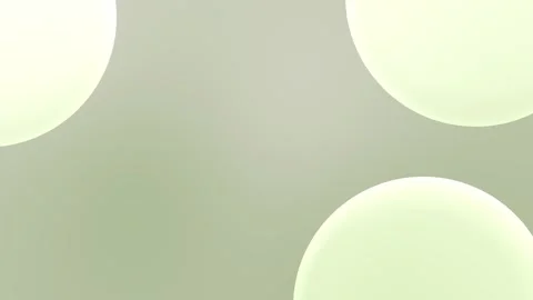 Seamless loop background of soft green bokeh circles on a light green gradient. Video stock 305344785