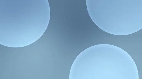 Seamless loop background with soft green circular shapes on a darker green Stockbeeldmateriaal 309855841