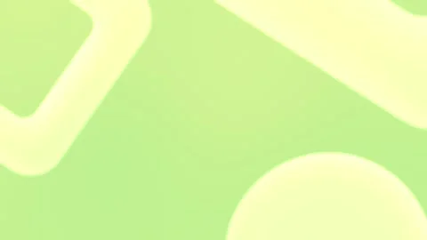 Seamless loop background with soft green gradient, blurred geometric shapes in Vídeo Stock 309956276