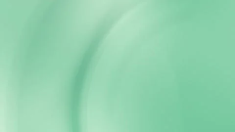 Seamless loop background in soft mint green with smooth, curved gradients and Video stock 299397460