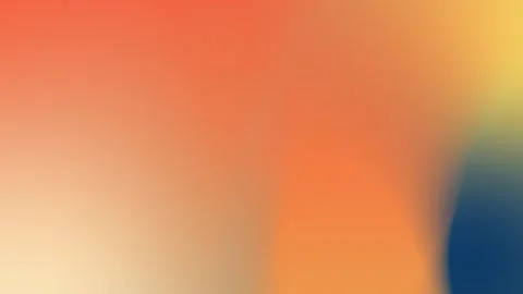 Seamless loop background with soft orange, blue gradient curves. 4K design. Stock Footage 300840318