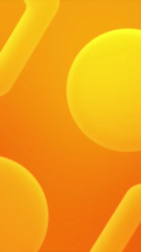 Seamless loop background with soft orange-yellow gradients and abstract shapes. Stock Footage 309856011
