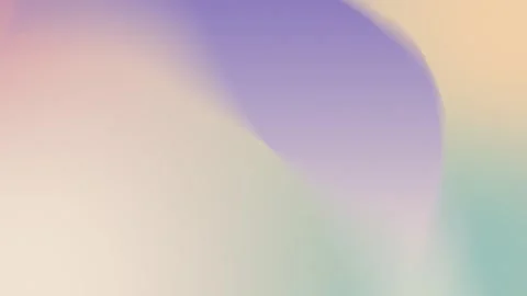 Seamless loop background with soft pastel gradients in 4K; violet, peach, green. Stockbeeldmateriaal 309955951