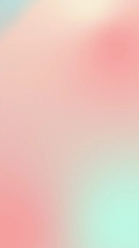 Seamless loop background with soft pastel pink, green, and cream gradient. 4K. Stock Footage 309956663