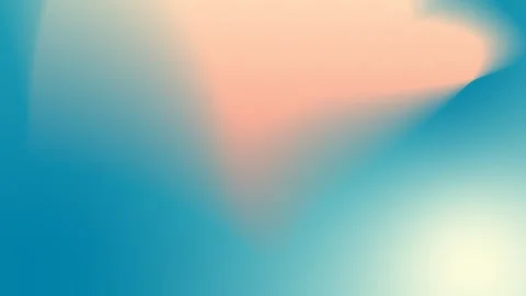 Seamless loop background with soft peach and cyan gradient, 4K. Stock Footage 300840402