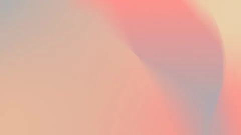 Seamless loop background in soft peach and pink gradient with smooth curves. 4K. Vídeo Stock 309855764