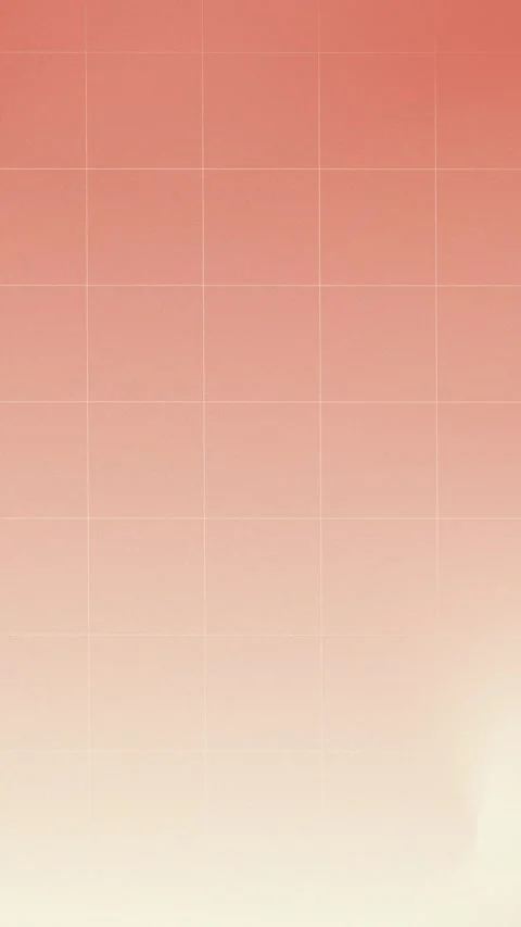 Seamless loop background in soft peach tones with a subtle grid overlay, fading Vídeo Stock 310143532