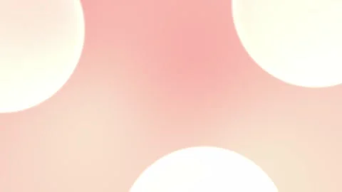 Seamless loop background in soft pink and cream hues. Abstract circles create a Vidéo 309855832