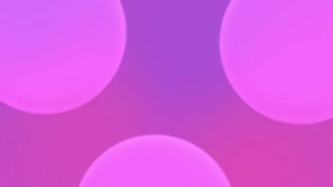 Seamless loop background with soft pink and purple overlapping circles. 4K. Stockbeeldmateriaal 309956314