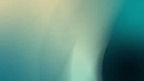 Seamless loop background. Soft teal and beige gradient with smooth curves. 4K. Video stock 300840291