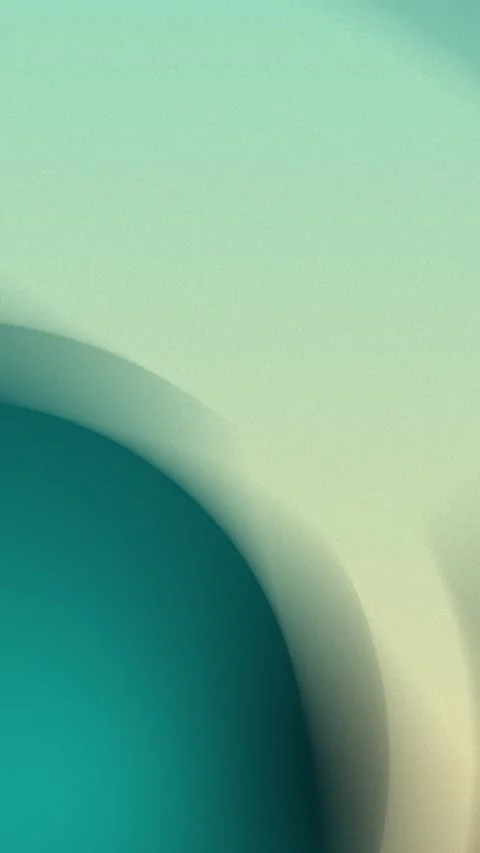 Seamless loop background with soft teal and beige gradient hues, 4K. Stock Footage 309701308