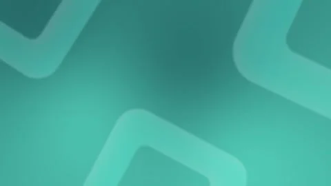 Seamless loop background with soft teal geometric shapes and gradients. 4K. Stock Footage 309701400