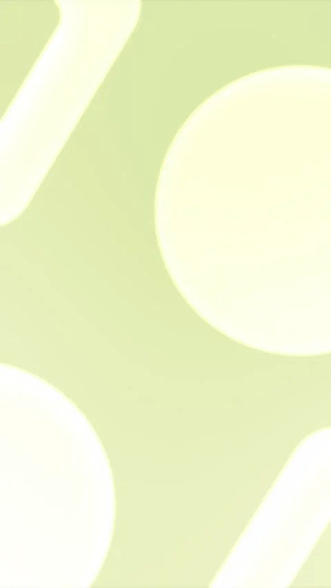 Seamless loop background with soft yellow and green pastel shapes in 4K. Stock Footage 309956681