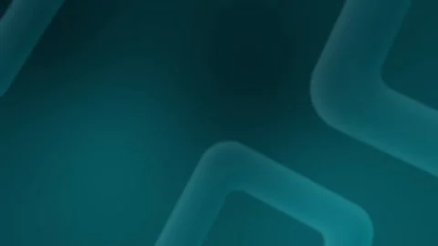 Seamless loop background with teal, curved shapes on a dark gradient. 4K. Stock Footage 309701377