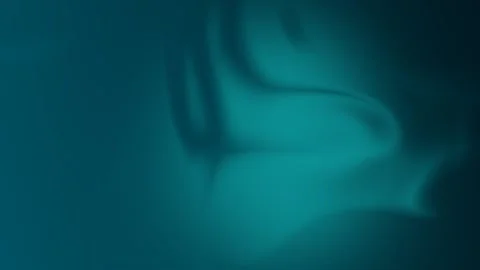 Seamless loop background in teal hues with soft, flowing abstract shapes. 4K Stock Footage 300840474