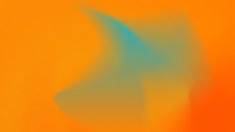 Seamless loop background with vibrant orange gradient blending into soft teal. Vídeo Stock 309855575