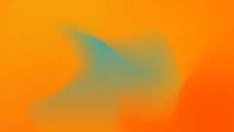 Seamless loop background with vibrant orange and teal gradient. Fluid abstract Stockbeeldmateriaal 309955643