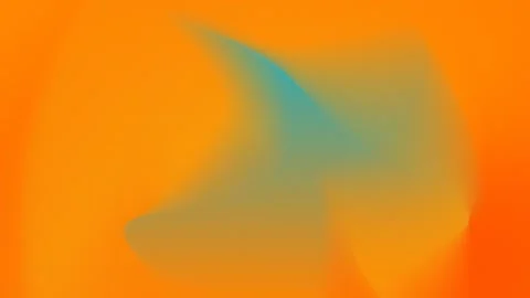 Seamless loop background with vibrant orange and blue gradients. Soft, blurry Vídeo Stock 309955663