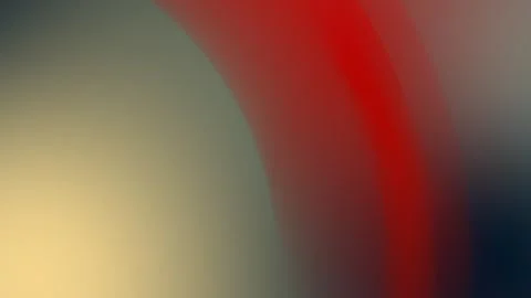 Seamless loop background with a vibrant red arc over soft gradient of beige and Stockbeeldmateriaal 309701019