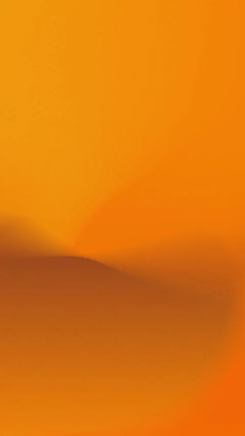 Seamless loop background in warm orange gradient with smooth curves, 4K. Stock Footage 310143603