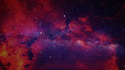 Seamless loop of basic 3D rendering of a space flight. Video stock 90169492