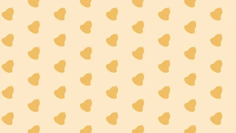 Seamless Loop Bell Comic Cartoon Cute Clean Pastel color Static Animation Bac Stock Footage 188413641