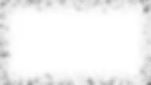 Seamless loop black grainy texture border on white background overlay Stock Footage 348272301