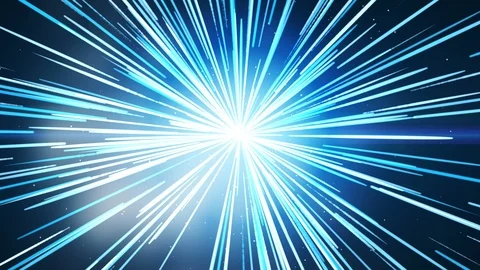 Seamless loop, The blue background in the middle, bursting out like a fireworks Stock Footage 108612497