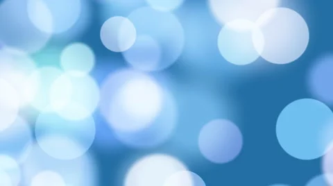 Seamless loop blue blurred circles Stock Footage 4877323