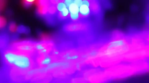 Seamless loop of blurred blinking colorful LED lights Stock Footage 128784010