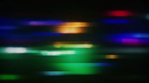 Seamless Loop Blurred Colorful Night Lights Atmospheric Background Stock Footage 328640189
