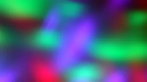 Seamless loop of blurred moving colorful LED lights Video stock 127023064
