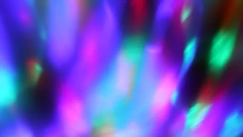 Seamless loop of blurred rotating colorful LED lights Stock Footage 126904756